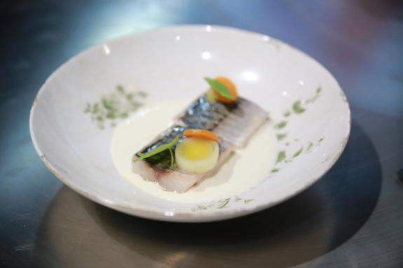 Xarda con emulsión do seu escabeche