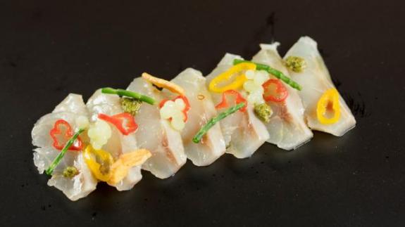 Sashimi de robaliza